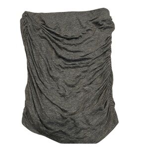 IRO Charcoal Ruched Pencil Skirt